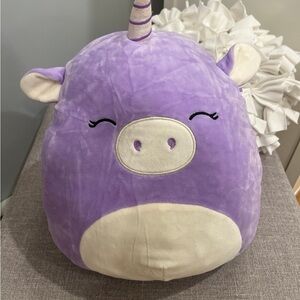 Squishmallows Purple Unicorn Plush